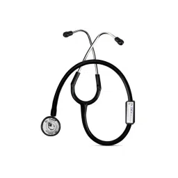 Dr. Odin Dual Head Brass Frame Stethoscope (Black)-picture-44