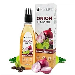 Dr. Sakhiya's Onion Hair Oil for Hair Fall Control | Enriched with Onion Extract, Amla & Almond | Strengthens, Nourishes, Fights Dandruff | 100 ml-picture-48