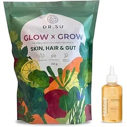 Dr. Su Glow x Grow 6-in-1 beauty supplement and Dr. Su Hair Nourishing Oil for Scalp care | 30 sachets and 50 ml-picture-29