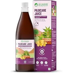 dr. vaidya's Dr. Vaidya’s Pilocare Juice | Ayurvedic Pain Reliever | Improves Digestion & Bowel Movements | No Side Effects | Aloe, Mahanimb, and Harada | 950ml (Pack of 1)-picture-12