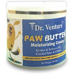 dr venture Paw Butter Moisturising Cream for Pets Like Dogs and Cats (100Gm) Pet Spa Kit image 1