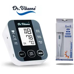 Dr Viksons Automatic Blood Pressure Monitor With Digital Thermometer Bp Monitor-image-1
