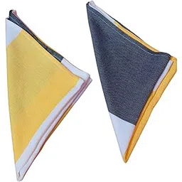 dr. warm Dr.warm Bamboo Handkerchief | Ultra Absorbent & Anti-Bacterial | 3X Softer Than Cotton Towels | 42 X 42 cm | Pack of 2 (Ocean Blue)-picture-24