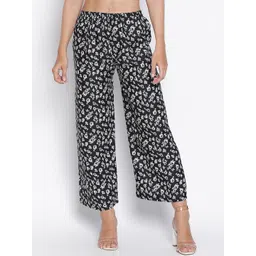 DRAAX Fashions Women High-Rise Floral Printed Trouser-picture-23