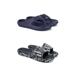 DRACKFOOT Men Pack Of 2 Flip Flops-picture-18