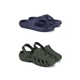 DRACKFOOT Men Pack Of 2 Flip Flops-picture-41