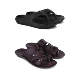 DRACKFOOT Men Set Of 2 Comfort Sandals & Thong Flip-Flops-picture-37