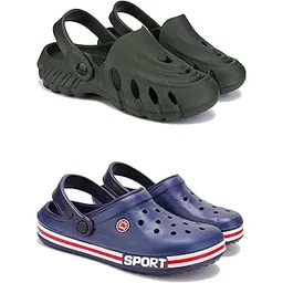 drackfoot Men's Sandals Clogs | Lightweight Wear| Stylish & Easy to Wear For Men'S GRT-SAN-(2-COMBO)-3137-3015-picture-37