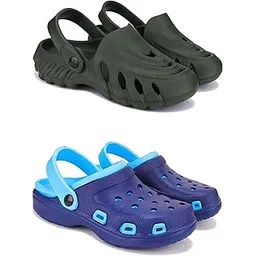 drackfoot Men's Sandals Clogs | Lightweight Wear| Stylish & Easy to Wear For Men'S GRT-SAN-(2-COMBO)-3137-3019-picture-44