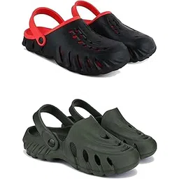 drackfoot Men's Sandals Clogs | Lightweight Wear| Stylish & Easy to Wear For Men'S GRT-SAN-(2-COMBO)-3148-3137-picture-13