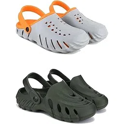 drackfoot Men's Sandals Clogs | Lightweight Wear| Stylish & Easy to Wear For Men'S GRT-SAN-(2-COMBO)-3150-3137-picture-43