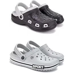 drackfoot Men's Sandals Clogs| Lightweight Wear| Stylish & Easy to Wear for Men's GR-SAN-(2-Combo)-3018-3016-picture-51