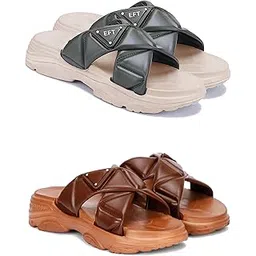 drackfoot Women's Sandals | Lightweight Wear| Stylish & Easy to Wear for Women's GR-SAN-(2-Combo)-1891-1890-picture-19