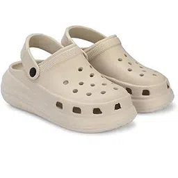 DRACKFOOT -Premium Comfortable Regular Wear Clogs |Sandals|Slippers for Women's & Girls-Cream-picture-15