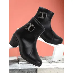 DRAG THE DEALS Women PU Comfort Boots-picture-27