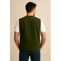 dragon witch Solid Men Waistcoat-picture-10