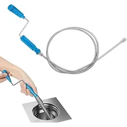 Drain Augers, 9.8ft Stainless Steel Flexible Plumbing Drain Auger, Manual Hair Drain Cleaner Tool, Clog Remover Tool for Kitchen Bathroom Toilet Bathtub Sewer Sink-picture-21