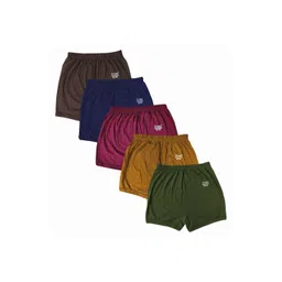 DRAKO Boys Pack Of 5 Mid-Rise Anti Bacterial Cotton Boyshorts Briefs-picture-13