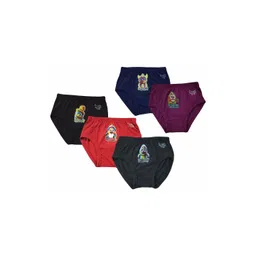 DRAKO Infants Pack of 5 Cotton Mid-Rise Basic Briefs-picture-53