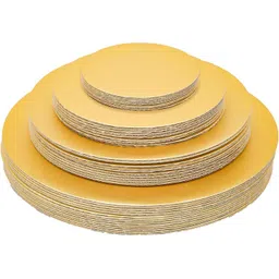 drapenza 20 Pcs Round Cake Base Board Set | 7 8 9 10 inch- 5 Pcs Each MDF Cardboard Paper Cake Server-picture-22