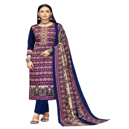 DRAVINAM Trends Ethnic Motifs Printed Pashmina Unstitched Dress Material-picture-28