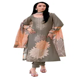 DRAVINAM Trends Floral Embellished Pashmina Unstitched Dress Material-picture-40