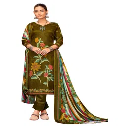 DRAVINAM Trends Floral Printed Pashmina Unstitched Dress Material-picture-14