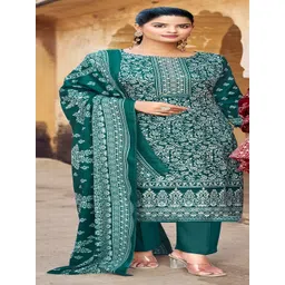 DRAVINAM Trends Floral Printed Pashmina Unstitched Dress Material-picture-16