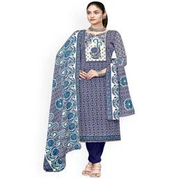 DRAVINAM Trends Floral Printed Pashmina Unstitched Dress Material-picture-21