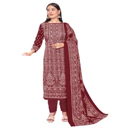 DRAVINAM Trends Floral Printed Unstitched Dress Material-picture-34