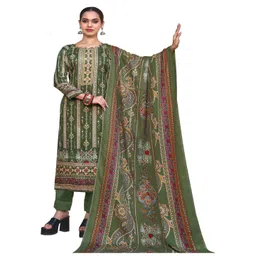 DRAVINAM Trends Floral Printed Unstitched Dress Material-picture-35