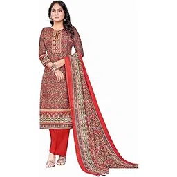 dravinam trends Women's Unstitched Winter Wear Kani Printed Heavy Woolen Pashmina Salwar Suit Dress Material with Printed Shawl Dupatta-picture-23