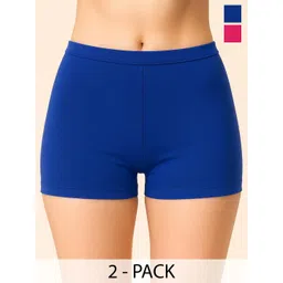 DRAXSTAR Pack Of 2 Women Solid Super Combed Cotton Boys Shorts Briefs-picture-17