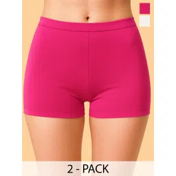 DRAXSTAR Women Pack Of 2 Super Combed Cotton Boy Shorts Briefs-picture-34