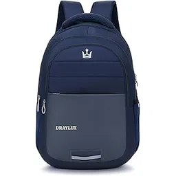 draylux Large 32 L Laptop Backpack Unisex 15.6 inch Casual Waterproof Laptop/Travel/Office/School/College/Business Bag/Backpack (Navy blue)-picture-25
