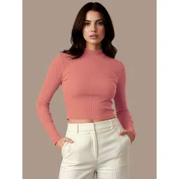 dream beauty fashion Casual Regular Sleeves Solid Women Pink Top-picture-36