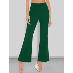 Dream Beauty Fashion Women Solid Flared Easy Wash Pleated Trousers-picture-18