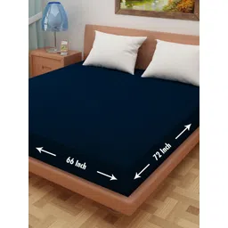 DREAM CARE Blue Terry Water Resistant Mattress Protector-picture-16