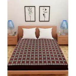 dream care Checked Waterproof Fitted King-Size Mattress Protector-picture-19