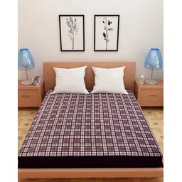dream care Checked Waterproof Fitted King-Size Mattress Protector-picture-42