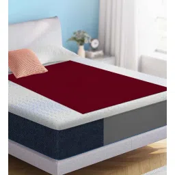 Red Colour Crib Sheet Large Waterproof Reusable Instadry Extra Absorbent Baby Dry Sheet 140X100 Cms ( Maroon) by Dream Care-picture-14