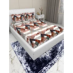 DREAM LIVING 144 TC Microfiber Queen Bedsheet Set image 1