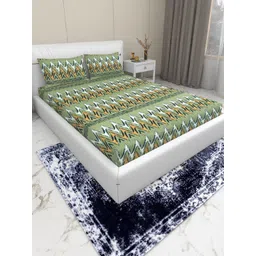 DREAM LIVING Floral 144 TC Queen Bedsheet with 2 Pillow Covers-picture-18