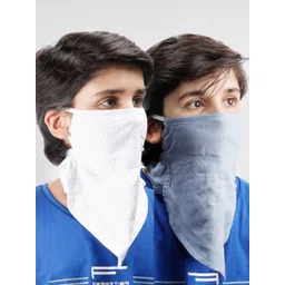 Dream of Glory Inc Kids Pack of 2 Pure Cotton Reusable Anti-Pollution Cloth Masks-picture-41