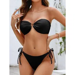 DREAM X FASHION O Ring Halter Neck Swim Bikini Set-picture-24