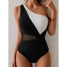 DREAM X FASHION One Shoulder Bodysuit-picture-29
