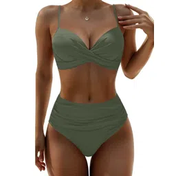 DREAM X FASHION Shoulder Straps Swim Bikini Set-picture-37