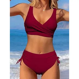 DREAM X FASHION V-Neck Triangle Bikini Set-picture-33