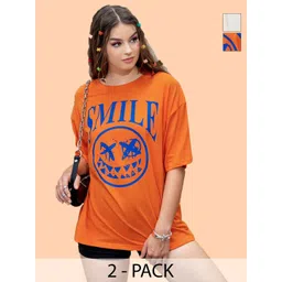 Dreambe Women 2 Checked T-shirt-picture-39