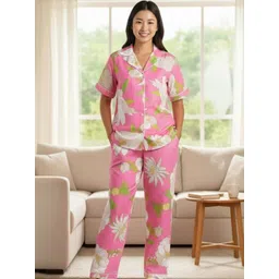 Dreambe Women Printed Night suit image 1